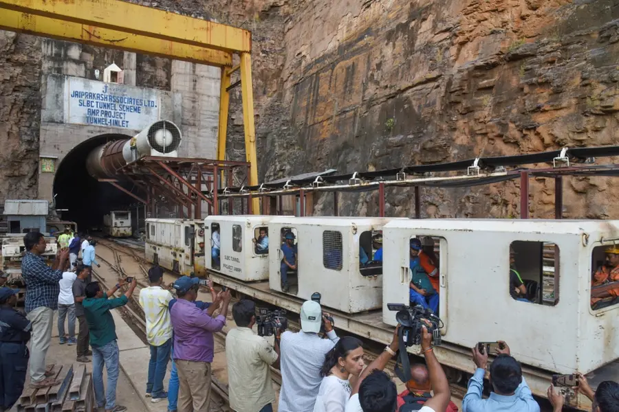 'Chances of survival are very, very, very remote': Rescue ops continue at Telangana tunnel collapse