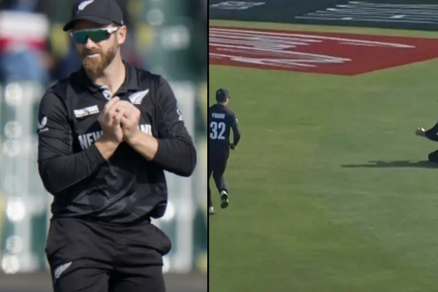Kiwi athleticism on display! Williamson's stunning catch takes CT fielding standards higher! | WATCH