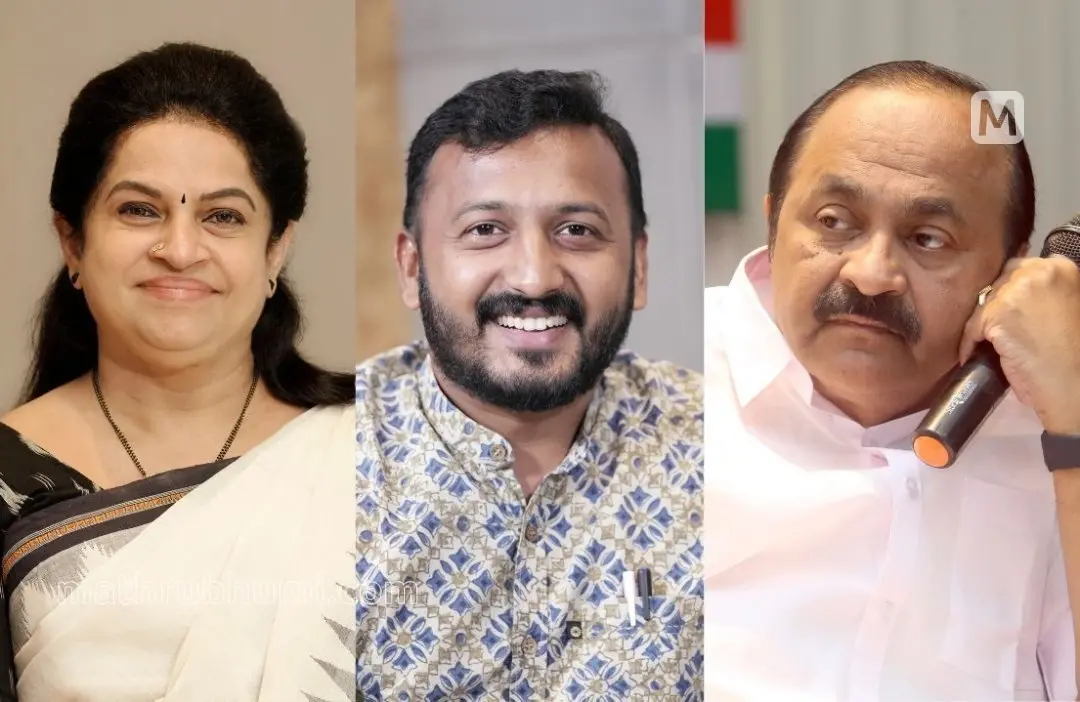Padmaja Venugopal, Rahul Mamkootathil, V D Satheesan
