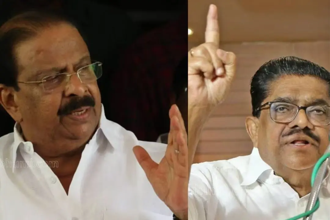 K Sudhakaran, V M Sudheeran | Photos: Mathrubhumi