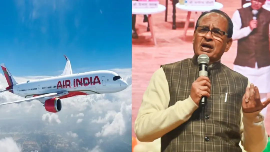 From (L) Air India and Shivraj Singh Chouhan | Photos: Agencies