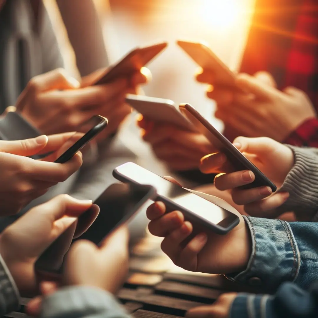 Smartphones | Photo created using Microsoft Bing Image Creator