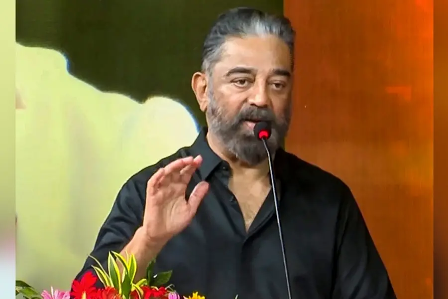 'Tamilians have died for language, don’t play with it\": Kamal Haasan at MNM foundation day