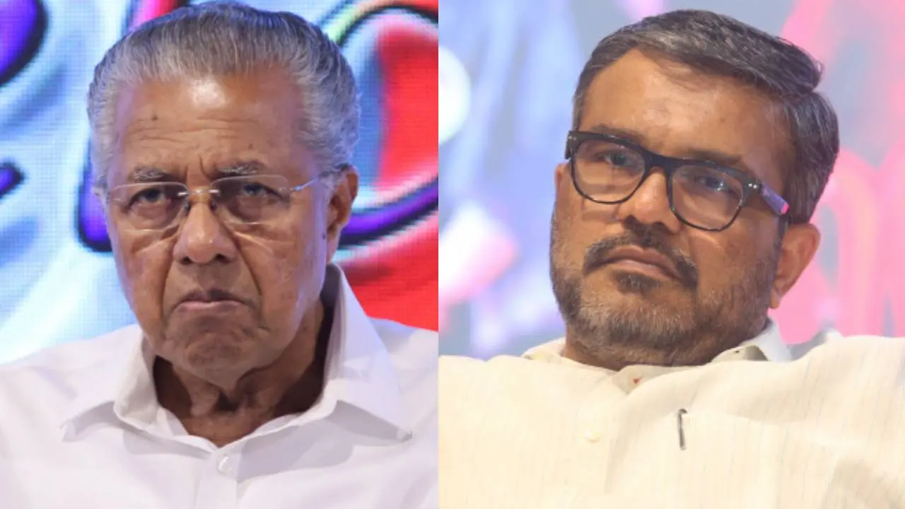 Pinarayi Vijayan, MB Rajesh | Photo: Mathrubhumi