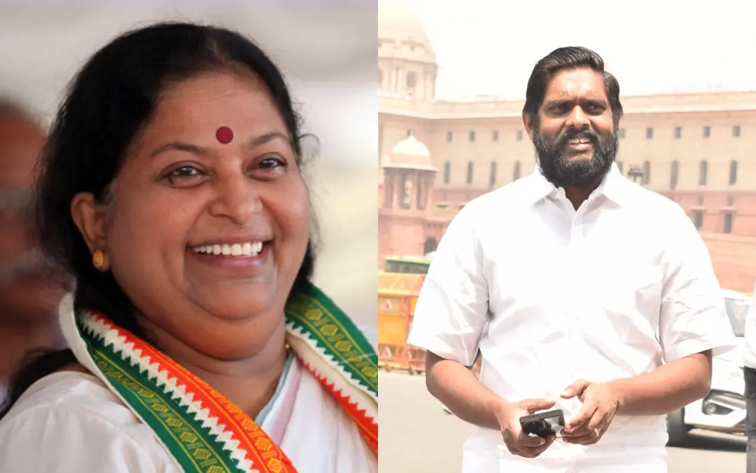 Laly Vincent,  Ananthu Krishnan | Photo: Mathrubhumi, Facebook/ Ananthu Krishnan
