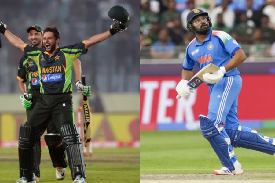 Hitman becomes second fastest to complete 11,000 runs in ODIs! Big Afridi record under threat now!
