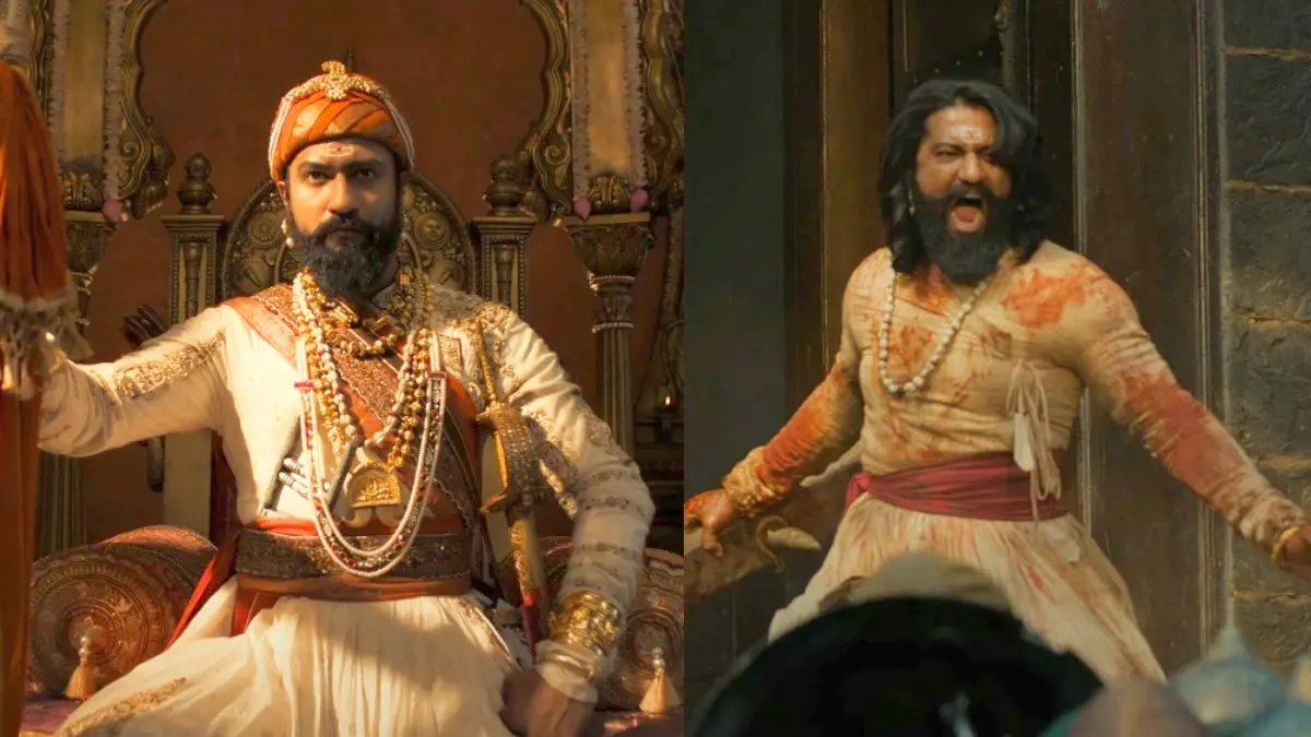 Screengrabs from Chhaava's trailer
