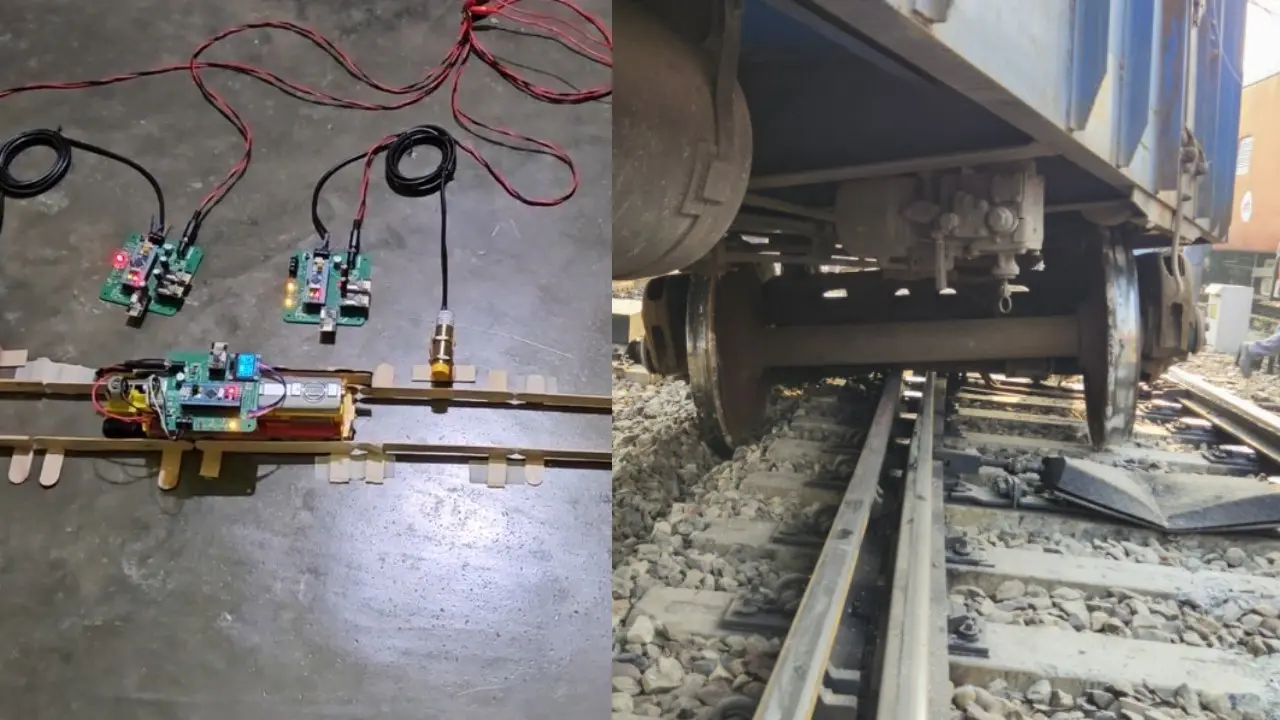 The model developed by Farhan, a derailed train