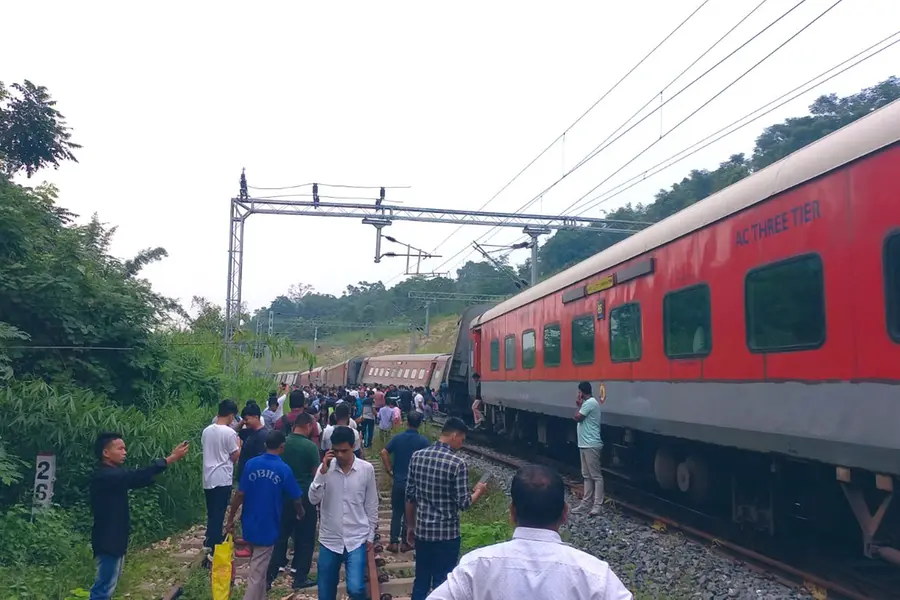8 coaches of Agartala-Lokmanya Terminus Express derail in Assam