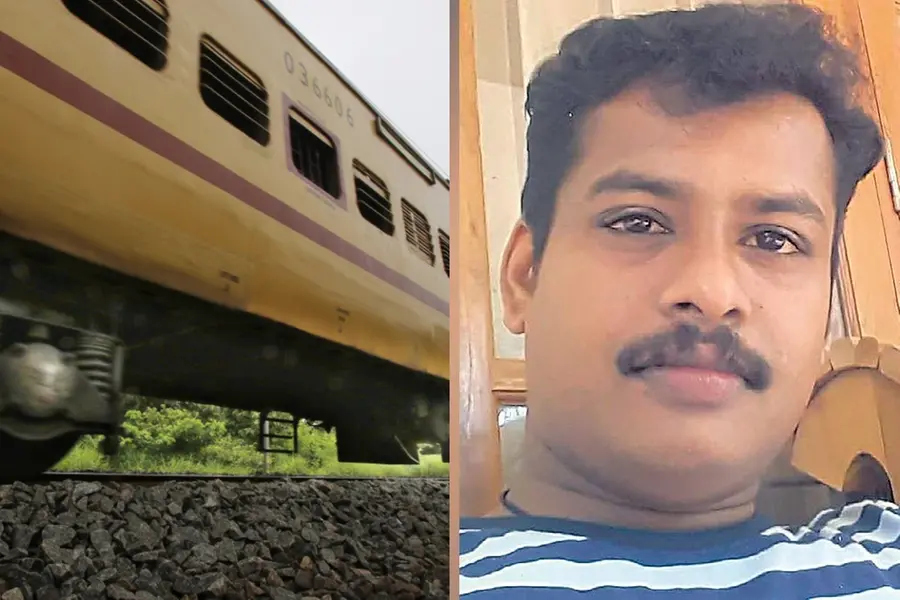 പല്ല് തേക്കാന്‍ പോകുന്നതിനിടെ പിടിവിട്ടു; തീവണ്ടിയില്‍നിന്നു വീണ യുവാവ് മരിച്ചു