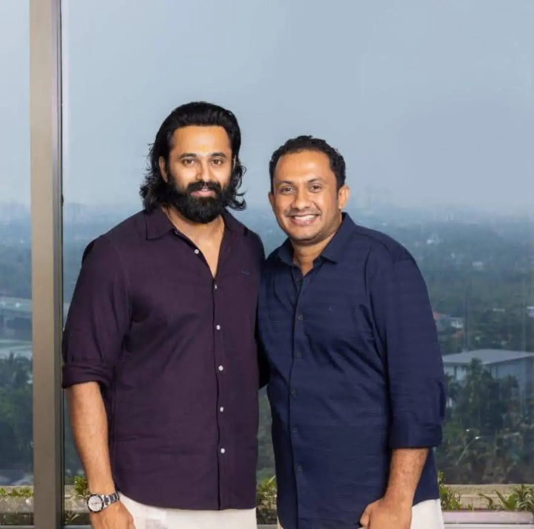 From (L) Unni Mukundan and Sam George Abraham | Photo: Facebook