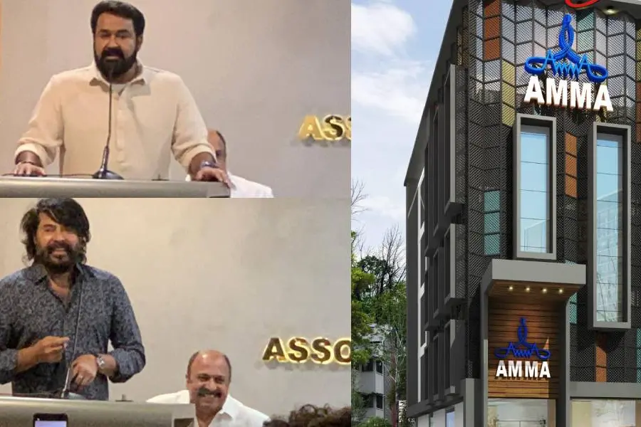 Mohanlal, Mammootty jointly inaugurate new A.M.M.A headquarters in Kochi