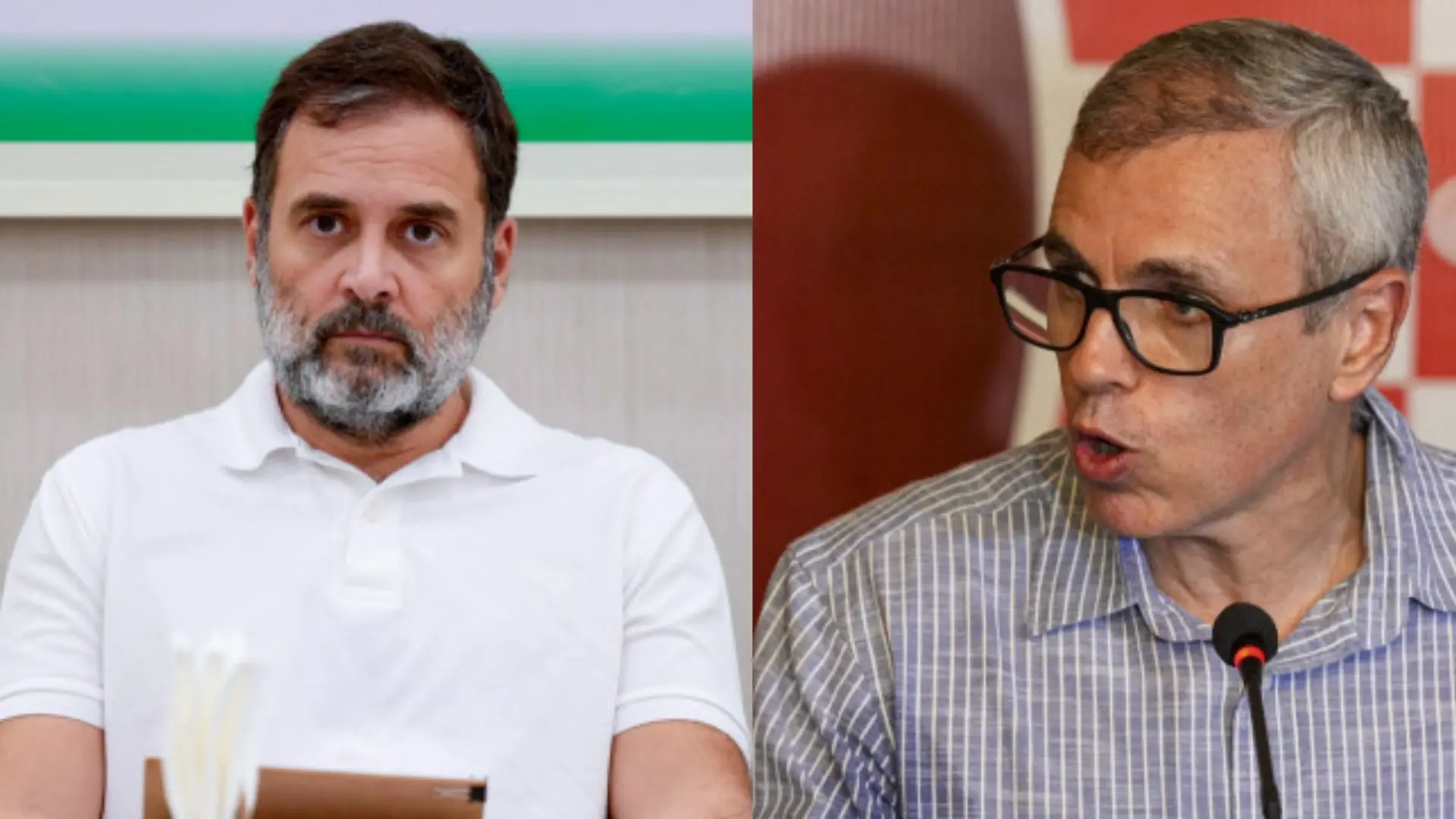 Rahul Gandhi, Omar Abdullah