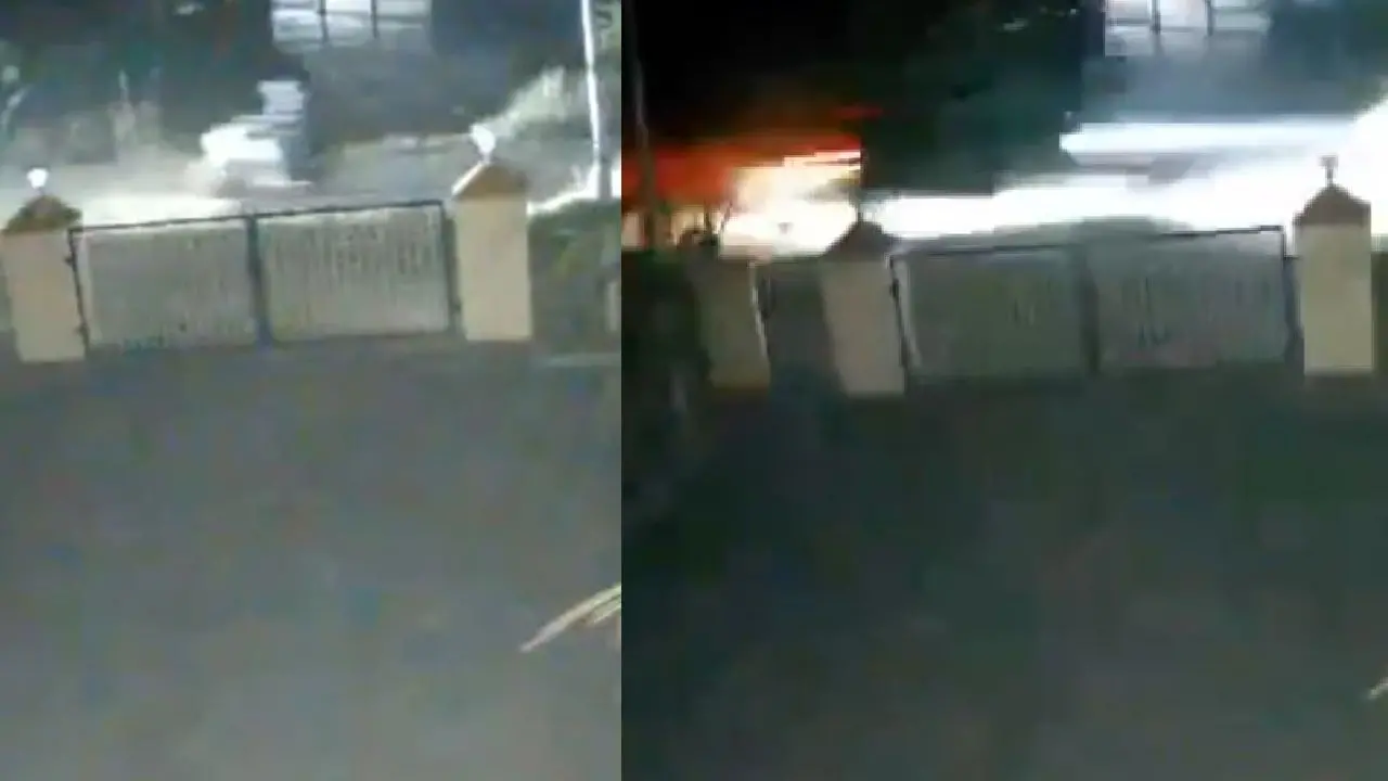 CCTV footage of the accident | Image:Twitter/Video