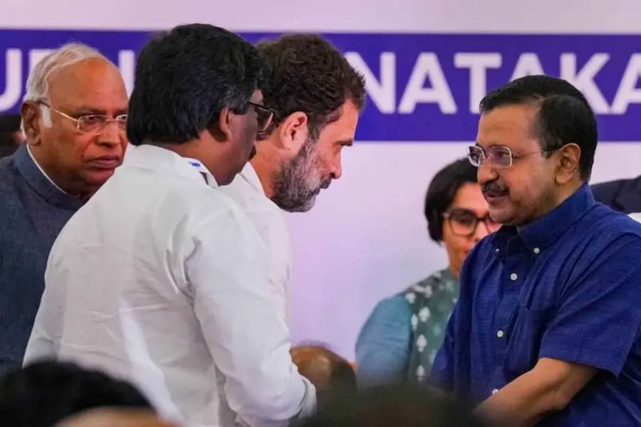 'INDIA' is with you in fight against 'injustice'; Rahul wishes Kejriwal on birthday