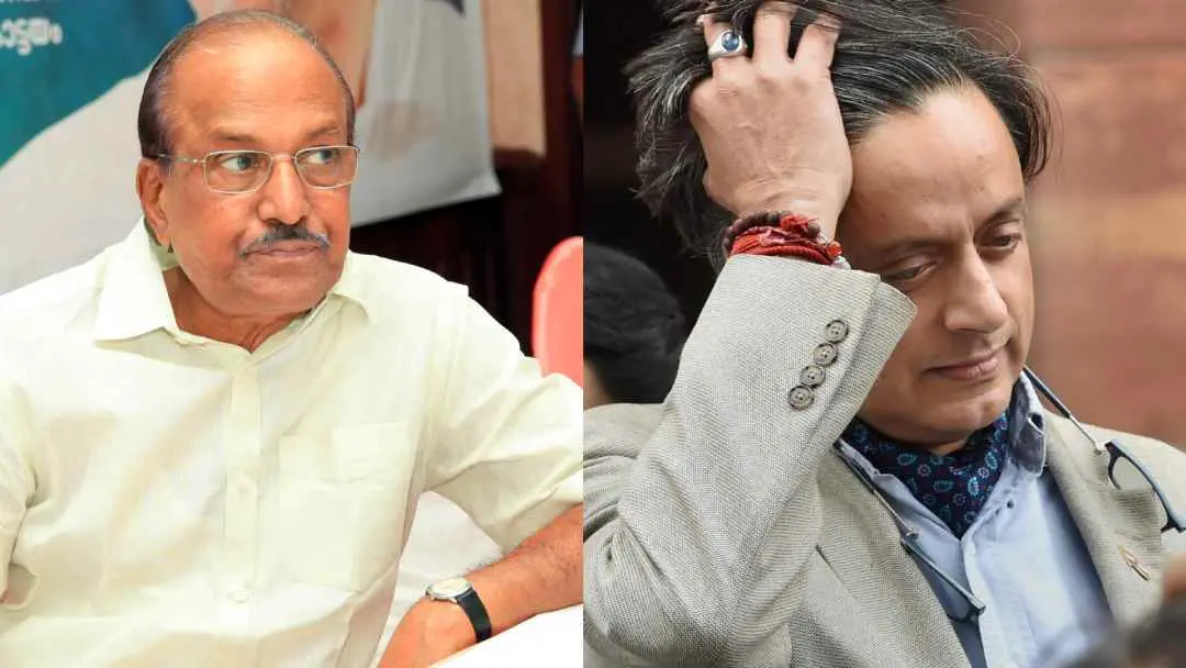 PK Kunhalikkutty, Shashi Tharoor | Photo: Mathrubhumi, PTI