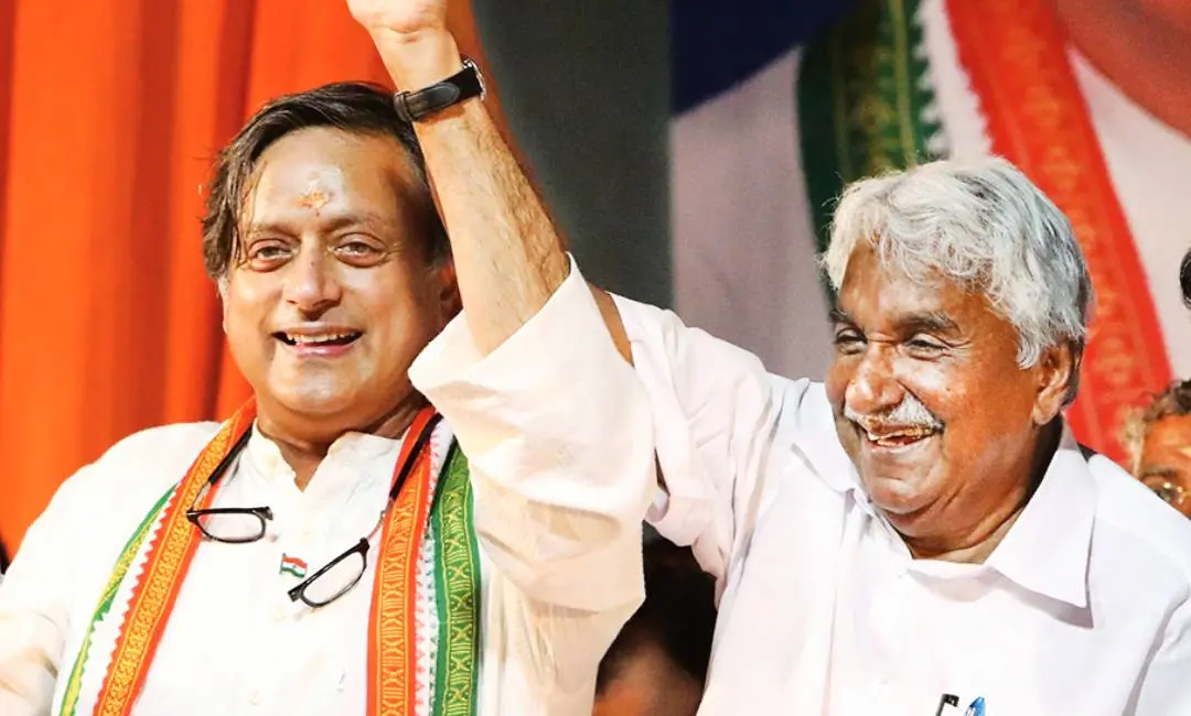 Shashi Tharoor and Oommen Chandy | File Photo