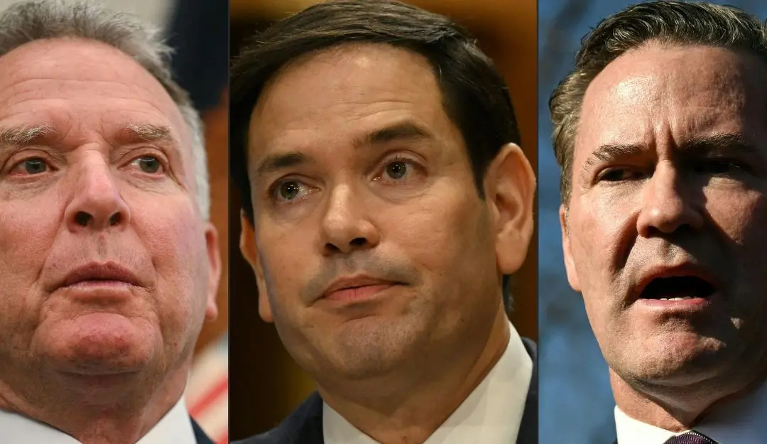 L-R, US Special Envoy to the Middle East Steve Witkoff, DC, US Senator Marco Rubio, and US National Security Advisor Mike Waltz | Photos: AFP