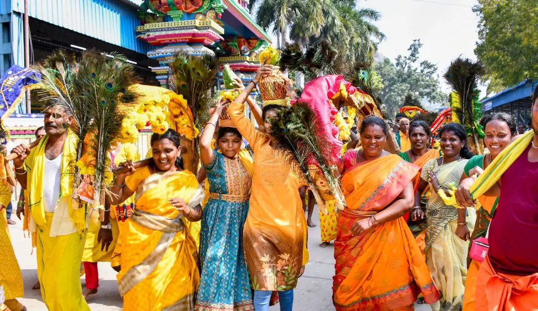 Devotees perform rituals during the Thaipusam festival, in Dindigul district, Tamil Nadu | Photo: PTI