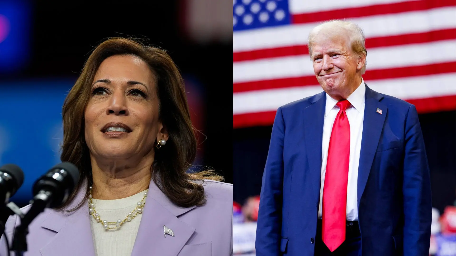 Kamala Harris, Donald Trump | Photo: AFP