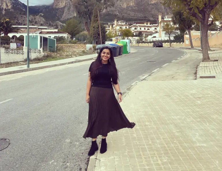 Rajisha Vijayan is holidaying in Spain. Photo:Instagram/rajishavijayan