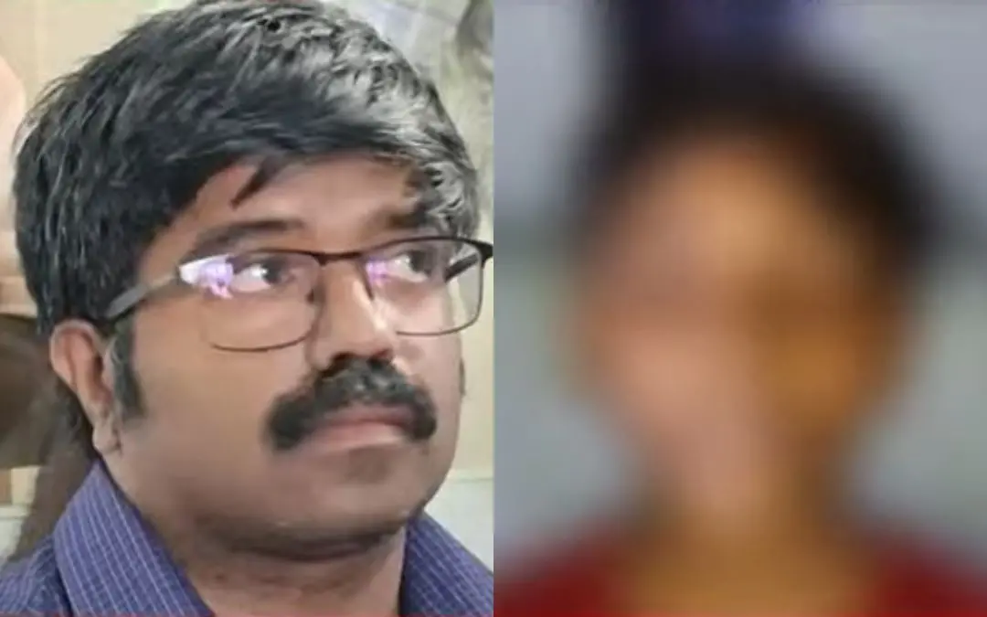 സെബിന്, മര്ദനമേറ്റ കുട്ടി | Photo: Screen grab/ Mathrubhumi News
