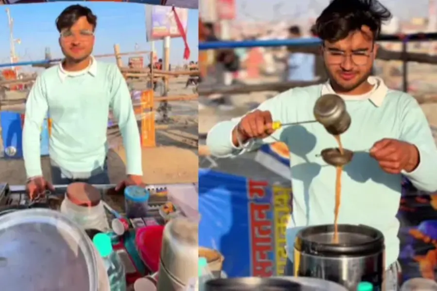 Rs 5,000 a day by selling tea? Young influencer's stall at Mahakumbh goes viral