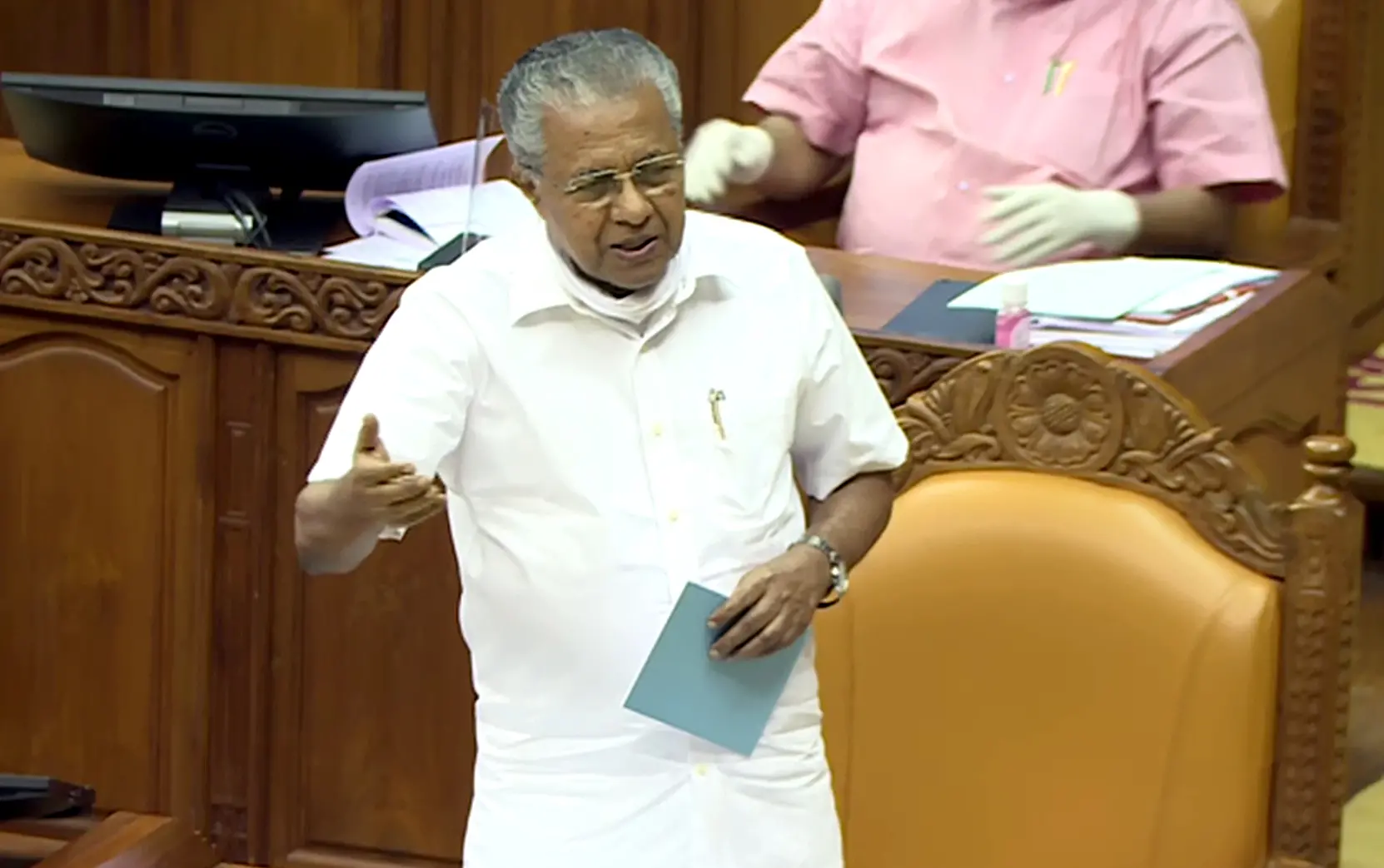 Kerala Chief Minister Pinarayi Vijayan at assembly