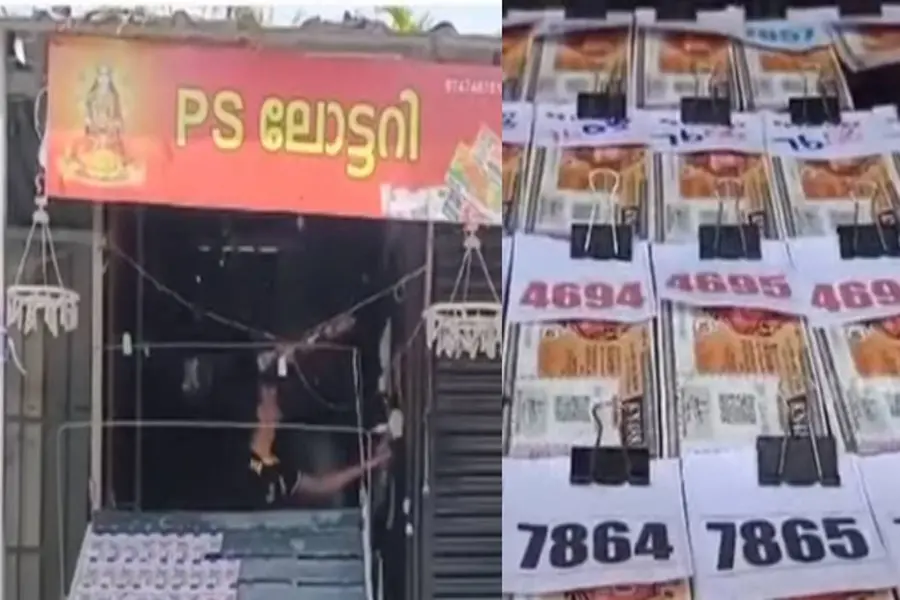 Onam bumper tickets stolen from lottery shop in Mannarkkad