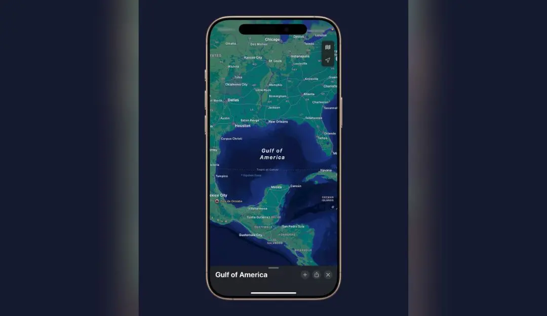 Apple changes Gulf of Mexico to Gulf of America on maps | Photo: X / The White House