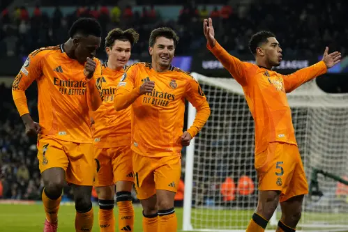 Man City’s poor run continues as Real Madrid secures 3-2 win in CL with late strike from Bellingham