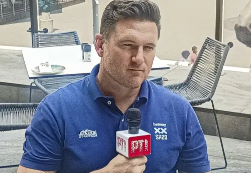 Former South Africa cricket captain and SA20 League Commissioner Graeme Smith during an interview with PTI in Johannesburg. | Photo: PTI