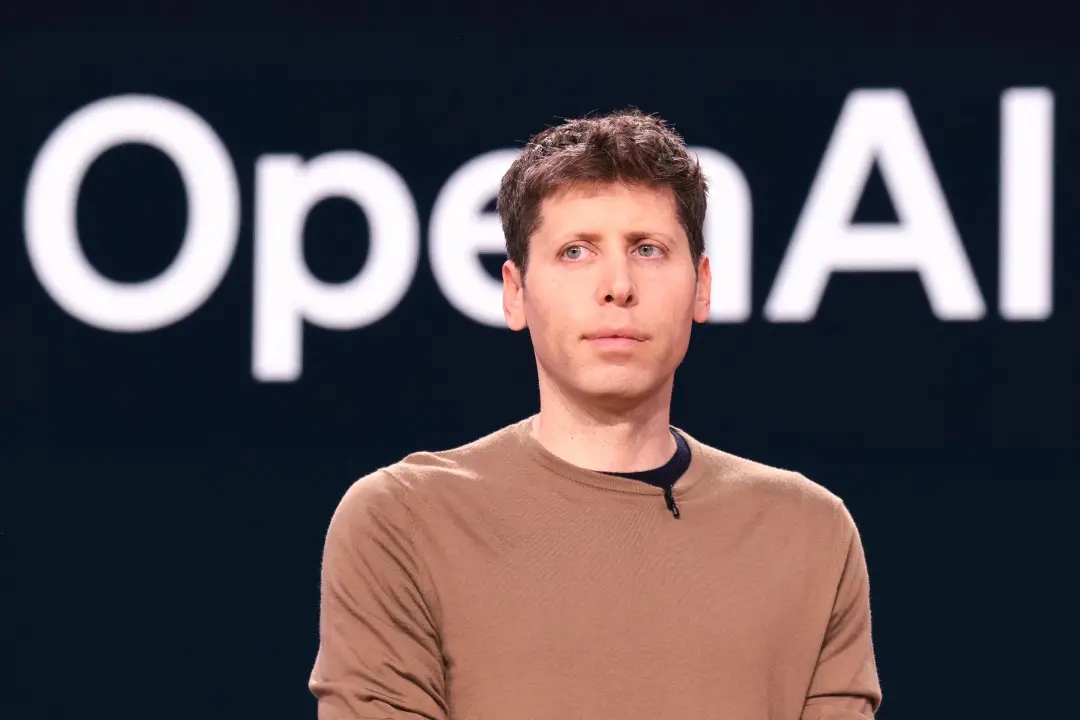 OpenAI CEO Sam Altman speaks during the Microsoft Build conference | Photo: AFP