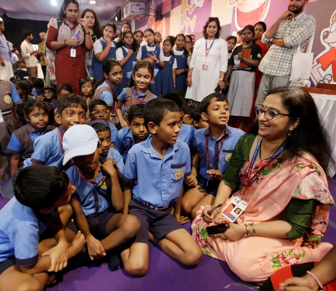 IAS officer Divya S Iyer at MBIFL 2025 | photo: Mathrubhumi