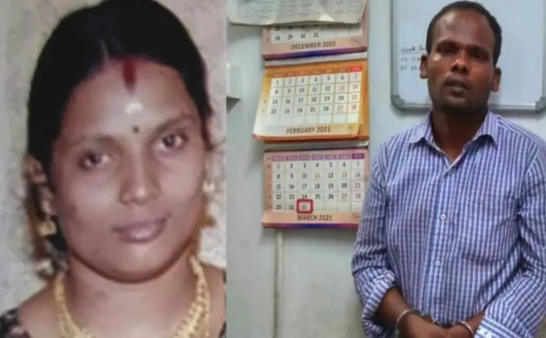 കൊല്ലപ്പെട്ട വിനീത, പ്രതി രാജേന്ദ്രന്
