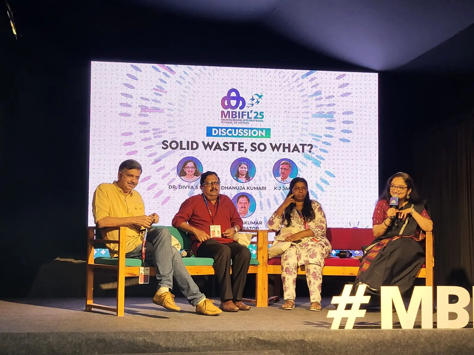 Divya S Iyer at MBIFL 2025 | Photo: Mathrubhumi