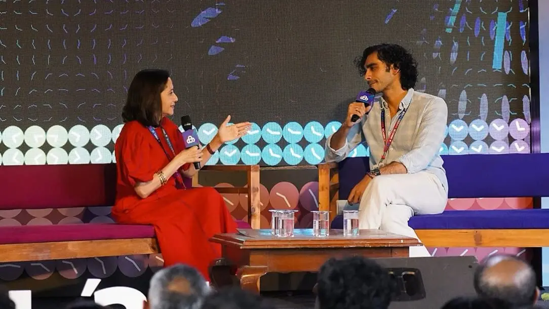 Anupama Chopra, Vishak Nair at MBILF 2025 | Photo: Mathrubhumi