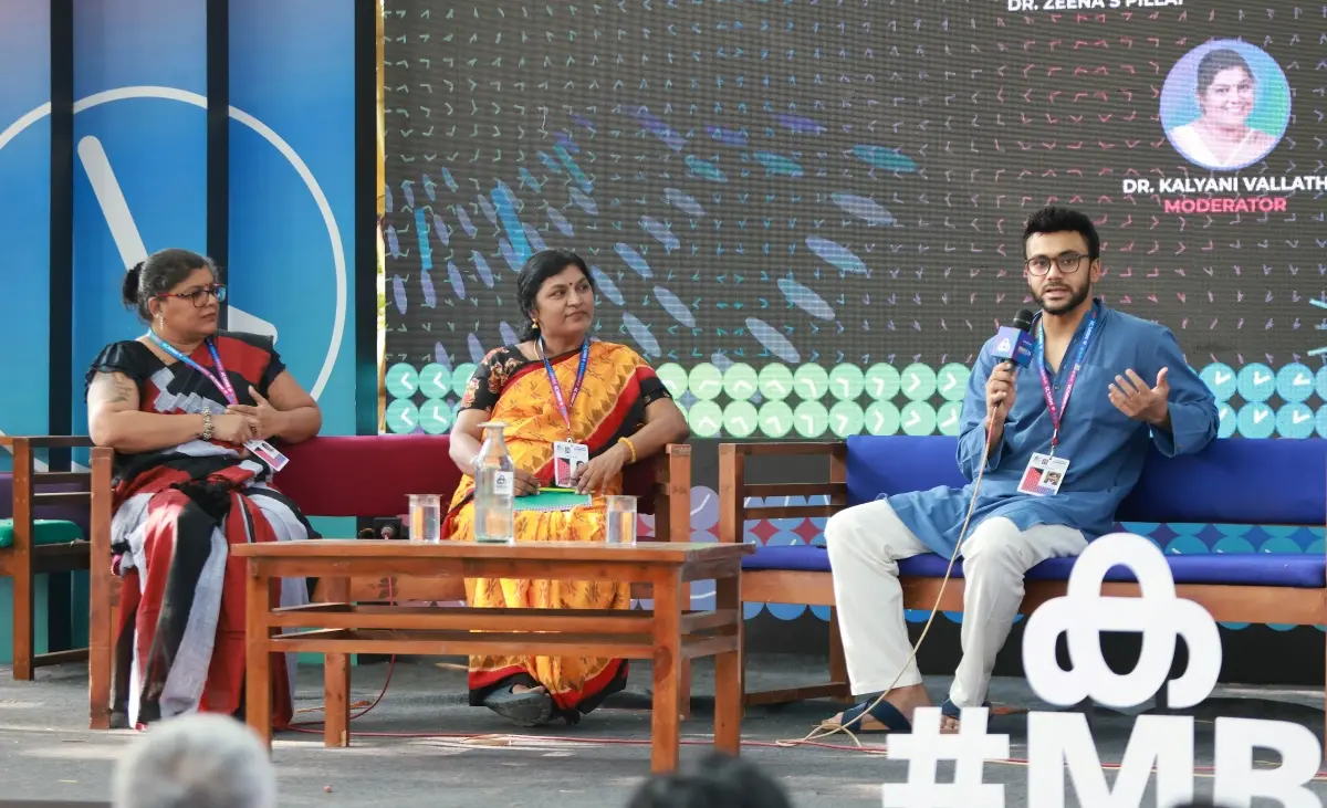 'Redefining Higher Education' session at MBIFL 2025 | Photo: Mathrubhumi