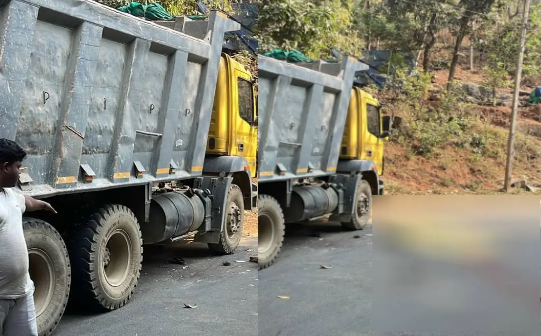 അപകടസ്ഥലത്തുനിന്നുള്ള ദൃശ്യം