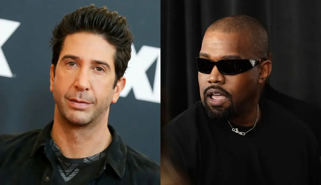 David Schwimmer, Kanye West | Photo: AP