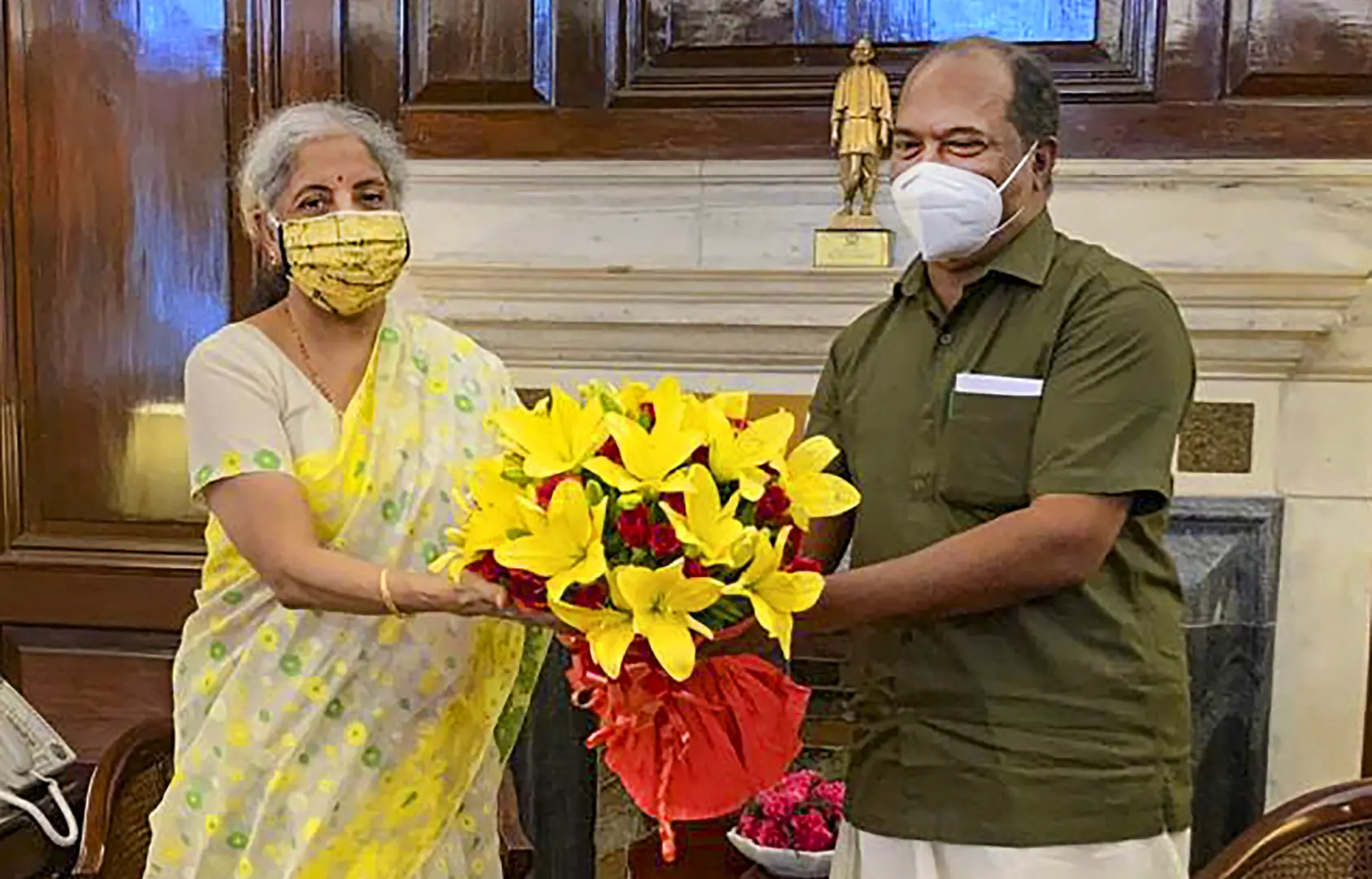 Nirmala Sitharaman and KN Balagopal | Photo: PTI