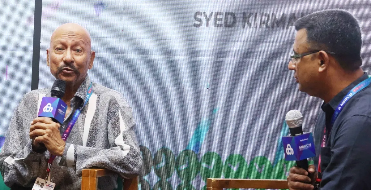 Syed Kirmani and Sreeduth Pillai | Photo: Mathrubhumi