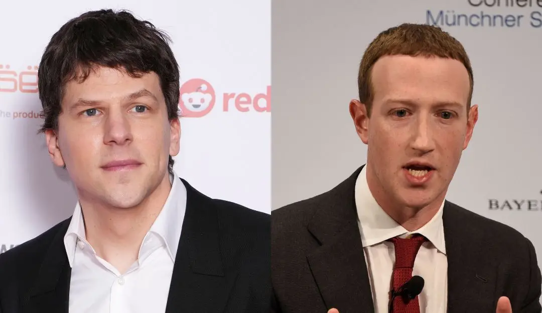 Jesse Eisenberg, Mark Zuckerberg | Photos: AP