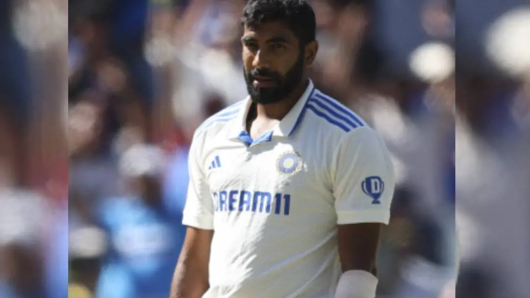 Jasprit Bumrah celebrates the wicket of Australia's Nathan Lyon on day five of the fourth cricket Test match between Australia and India at the Melbourne Cricket Ground. | Photo: AFP