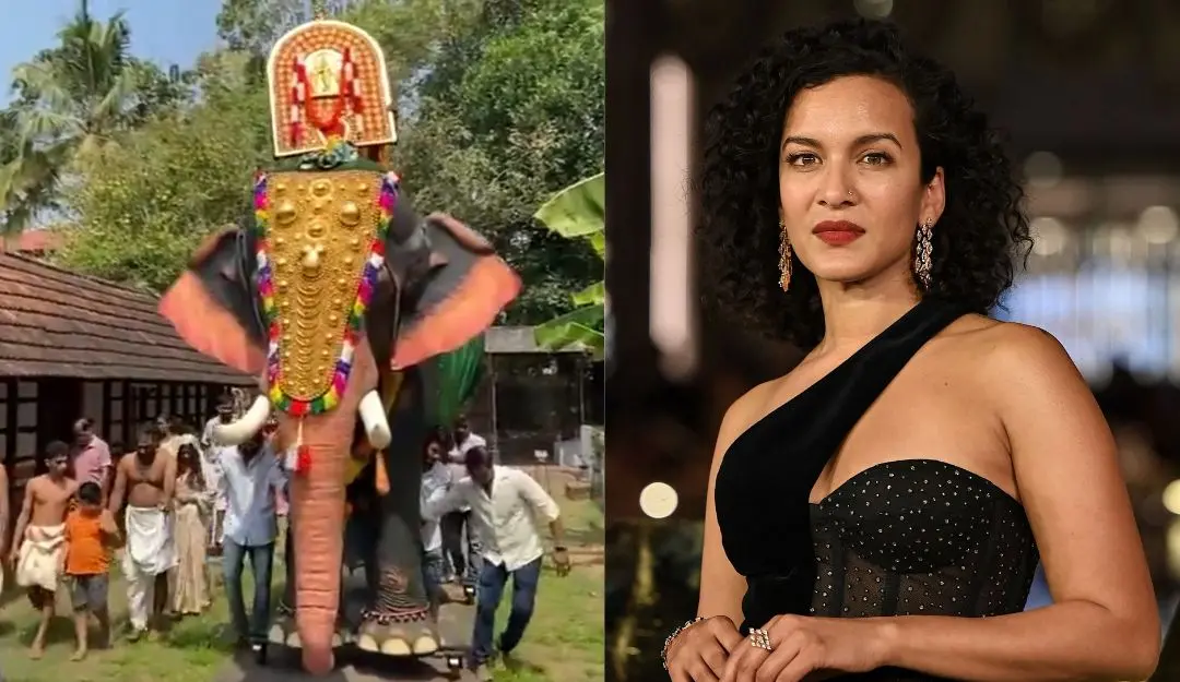 Grammy nominee Anoushka Shankar, PETA gift mechanical elephant to Kerala temple | Photo: ANI, AFP