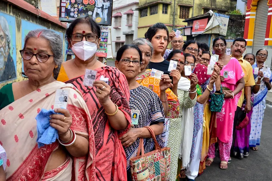 Over 57 pc voter turnout recorded in phase five Lok Sabha elections ...