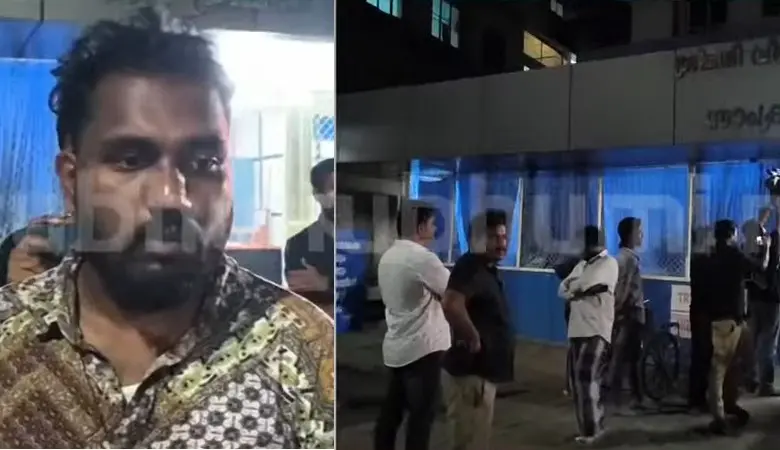 Pathanamthitta police attack | Photo: Mathrubhumi News