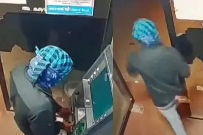 Robber flees upon seeing police during ATM robbery attempt in Irikkur; Investigation underway