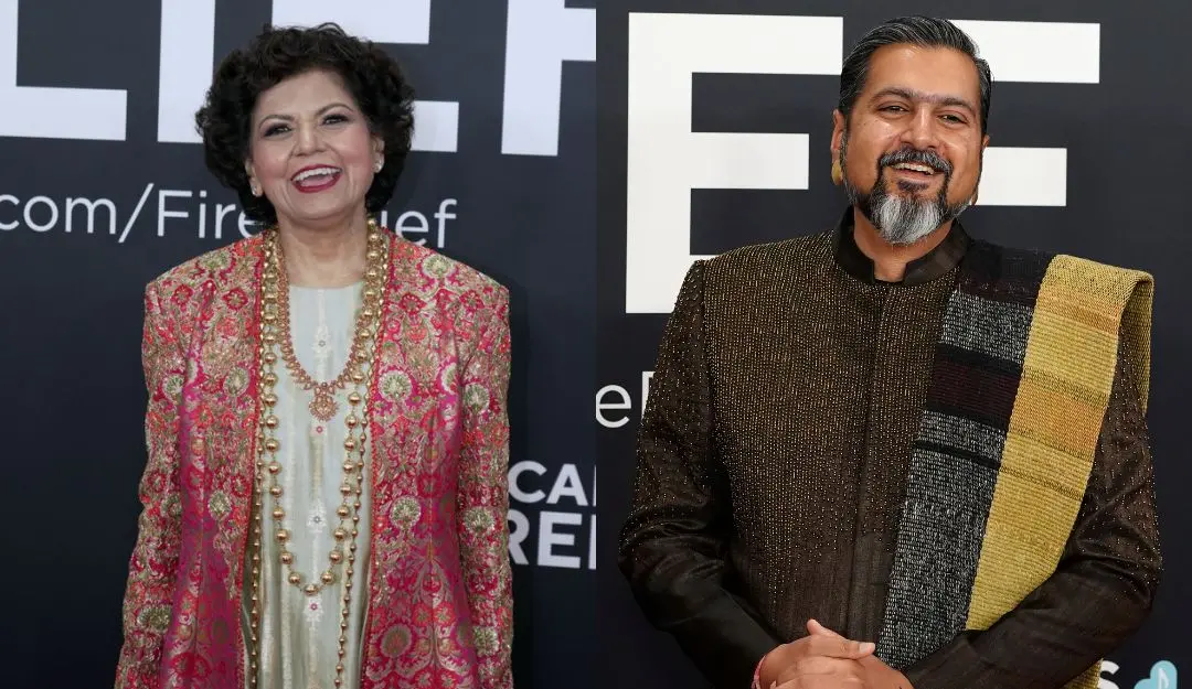 Chandrika Tandon, Ricky Kej | Photo: Getty Images, AP