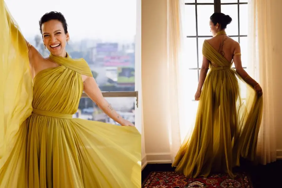 Anoushka Shankar walks red carpet in stunning yellow gown